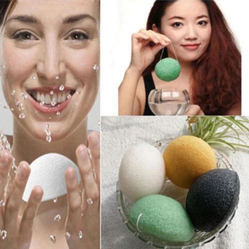 Facial Puff Face Cleanse Washing Sponge Konjac Konnyaku Exfoliator Cleansing Care Makeup Tools