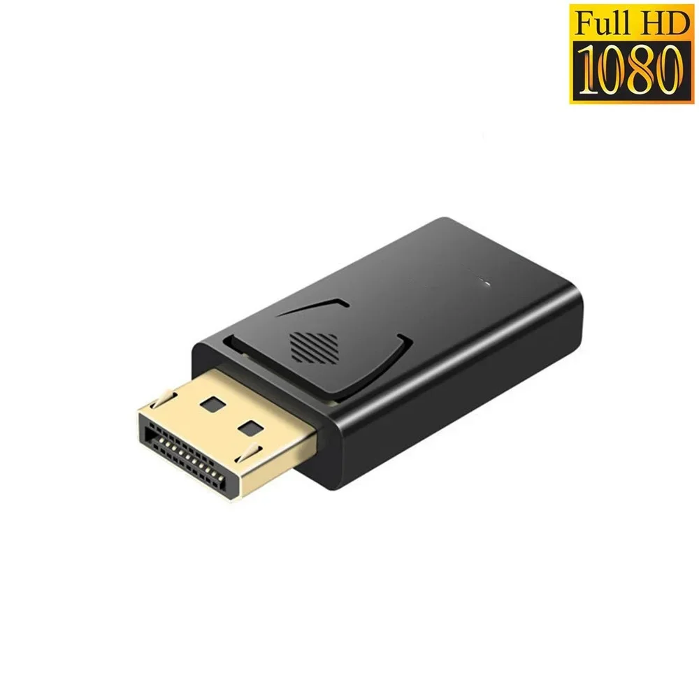 DP to HDMI-compatible Converters PC TV Projector Displayport Male to Video Female Dongle for Office Caring Computer