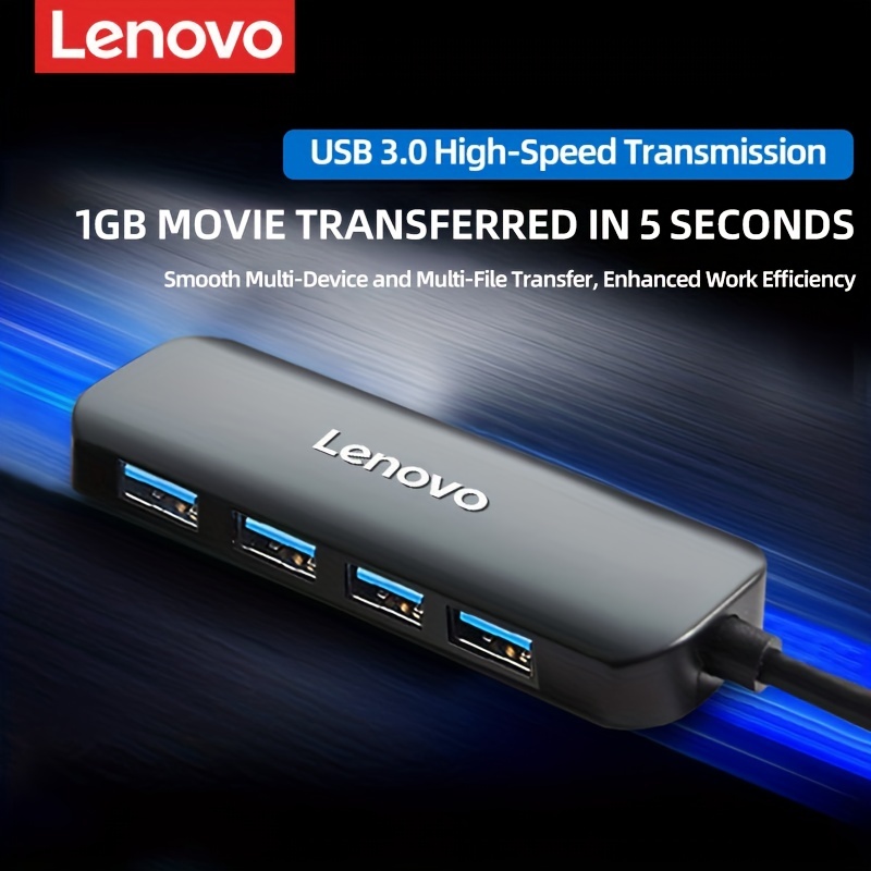 Lenovo ThinkPlus USB Expander Multi-interface Converter Plug Multi-port Typec Expansion Dock Hub Splitter Expansion Dock