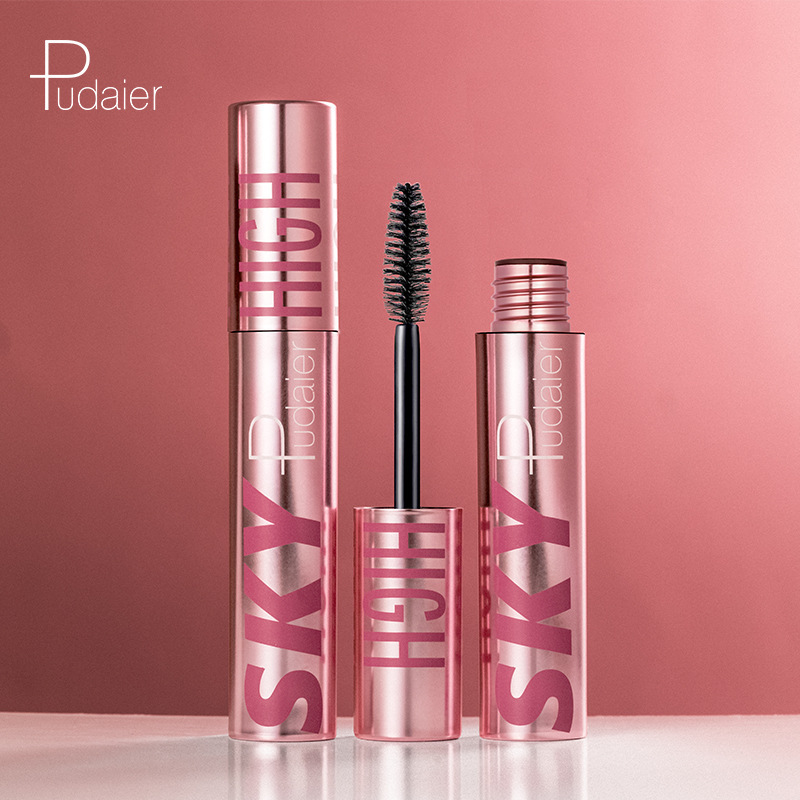 4D Silk Fiber Lash Mascara Lengthening Thick Curling Waterproof Mascara No Fading 24h Lasting Eye Lashes Brush Enhance Eyelashes