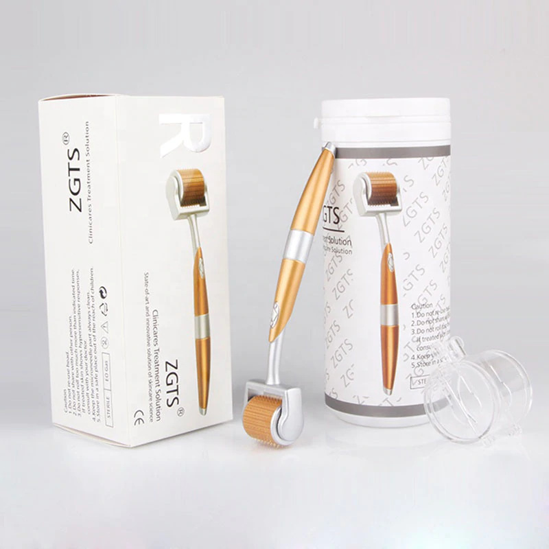 192 Needle Facial Introduction Device Manual Massage Roller Titanium Alloy Micro Needle