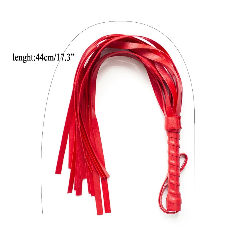 Woman Sex Lingerie Leather Whip Flogger Plush Sex Handcuffs Bondage Slave Exotic Accessories Toys For Couples Games