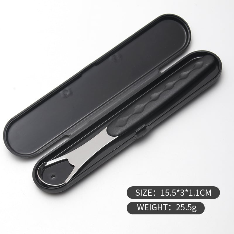 New Tongue Scraper Cleaner Medical Grade Metal Tongue Brushes Set Oral Care Tool for Removing Bad Breath and Tongue Scraper &