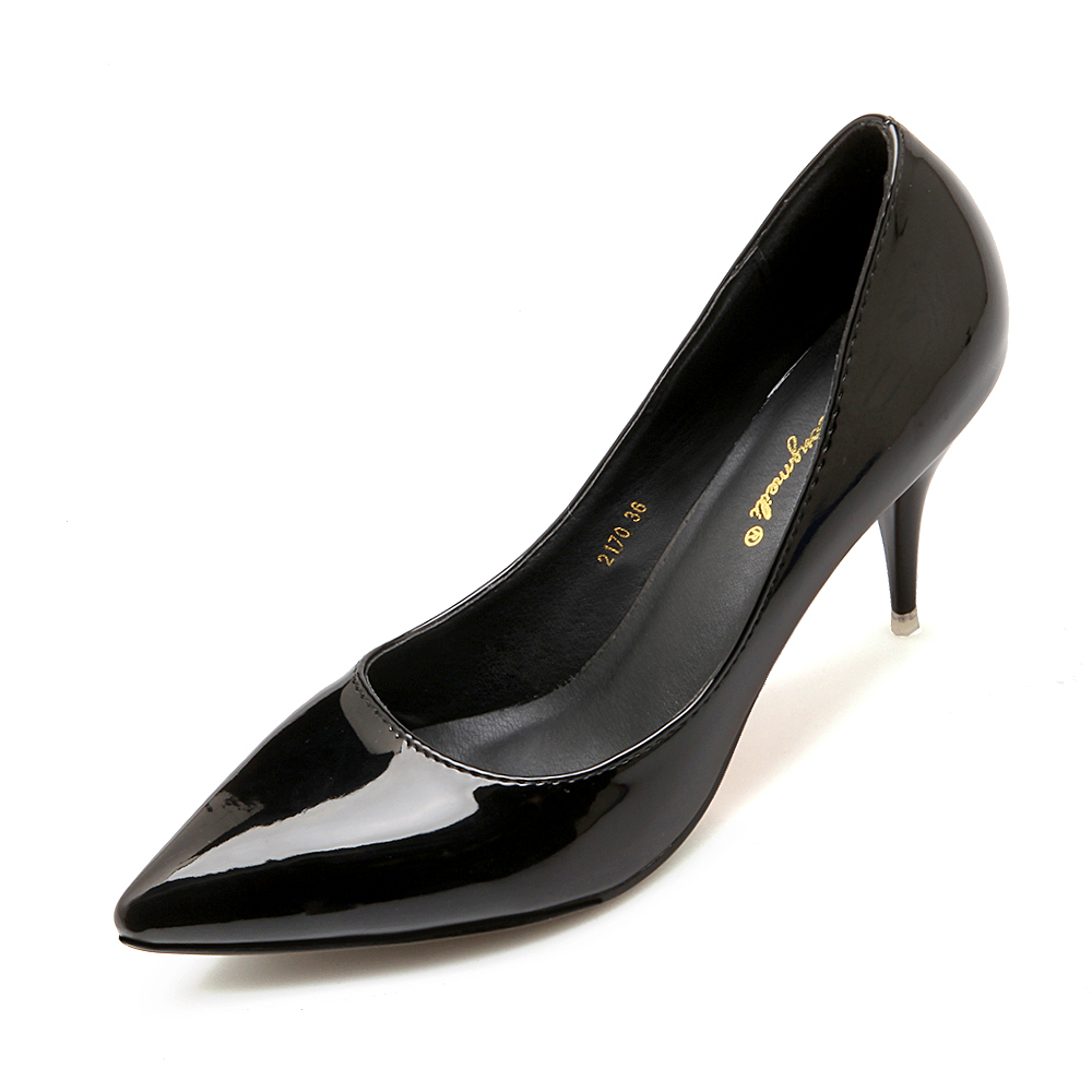 High Heels Metal Head Pointed Sexy Women Pumps Shoes