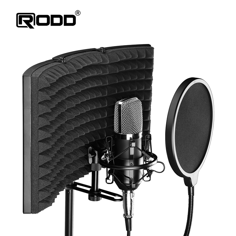 Recording Microphone Wind Screen Board Sound-absorbing Cover Microphone Sound Insulation Screen Sound-proof Plate
