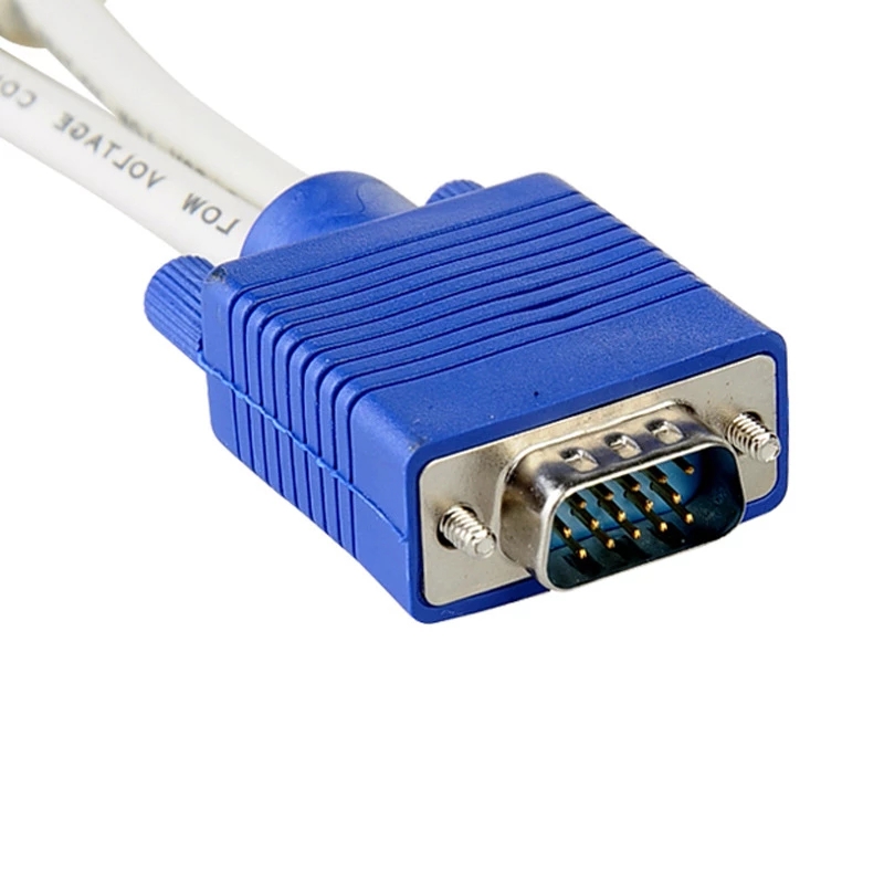 VGA Splitter Cable of Male to Female VGA to Dual 2 VGA Converter Adapter Splitter Y Video Cable for Computer Monitor