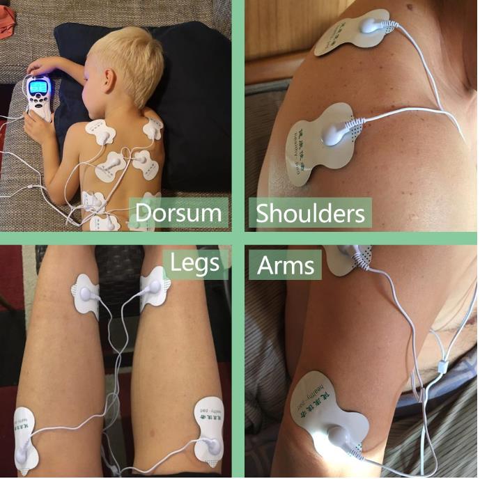 8 models EMS Electric herald Tens Acupuncture Body Massage Digital Therapy Machine Back Neck Muscle Stimulator