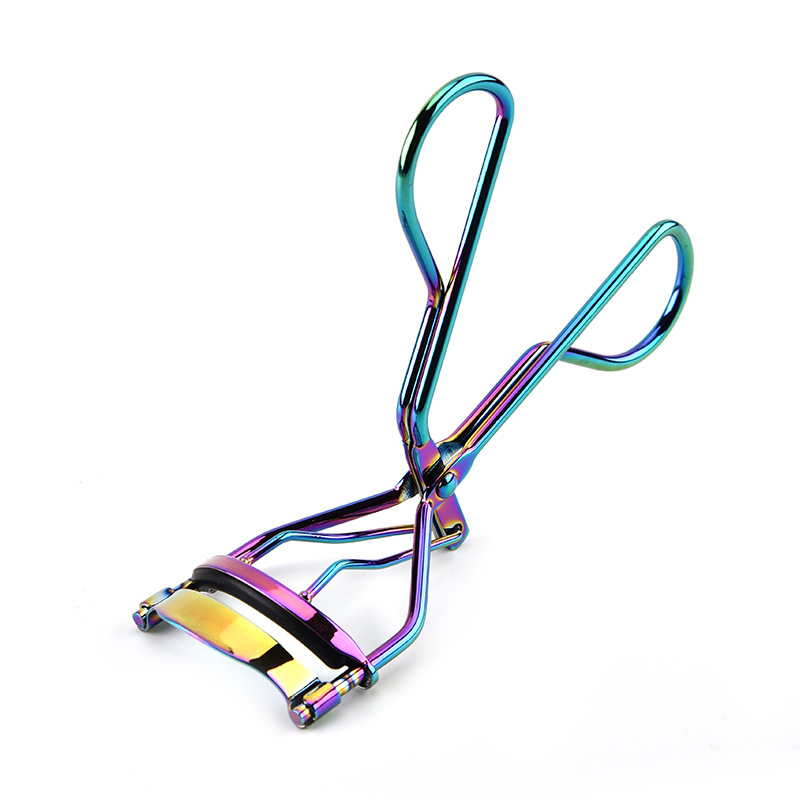 Protable Colorful Eyelashes Curler Tweezer Curling Eye Lashes Clip Cosmetic Beauty Makeup Tool &