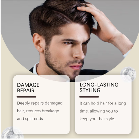 Long Lasting Stying Wax Fluffy Hair Pomade Wax Keep Hair Oil Edge Control Barbershop Tools Salon Hairdressing Mud Hair Styling