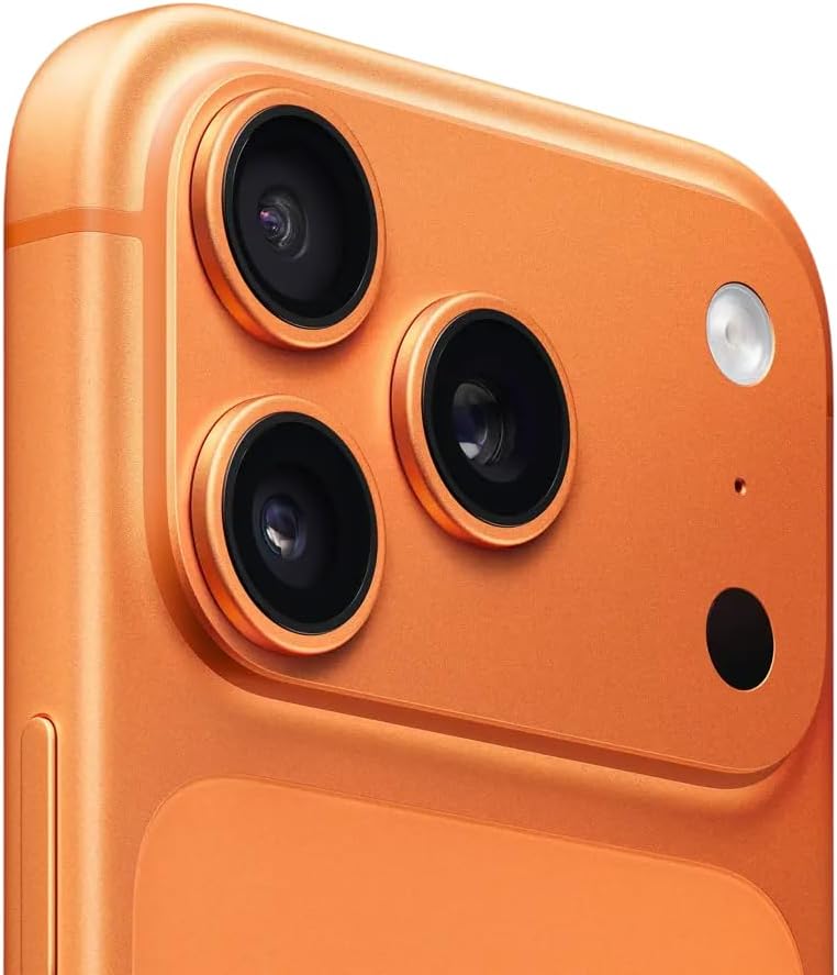 Apple iPhone 17 Pro Max, US Version, 512GB, eSIM, Cosmic Orange- Unlocked (Renewed)