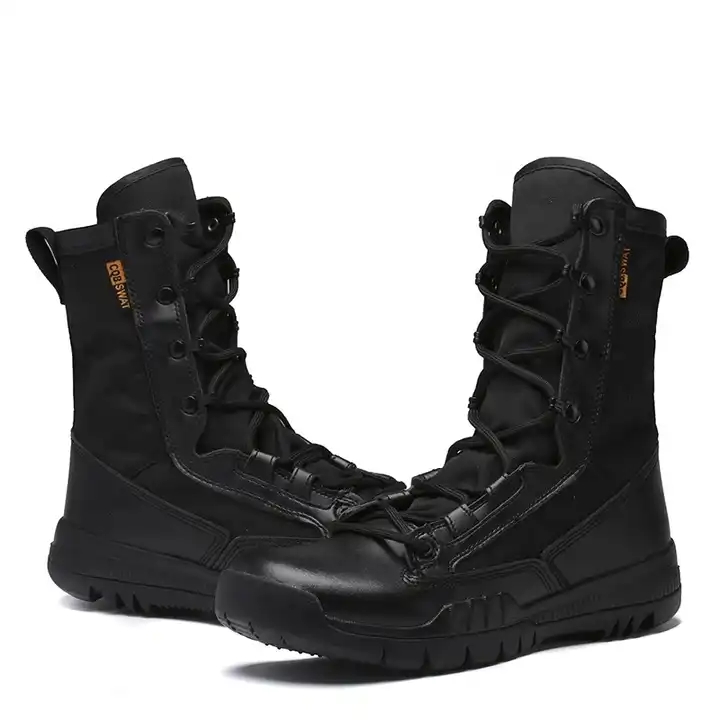 2023 New Outdoor High Top Boots Men's Shoes Anti slip and Wear Resistant Boots Men's Shoes