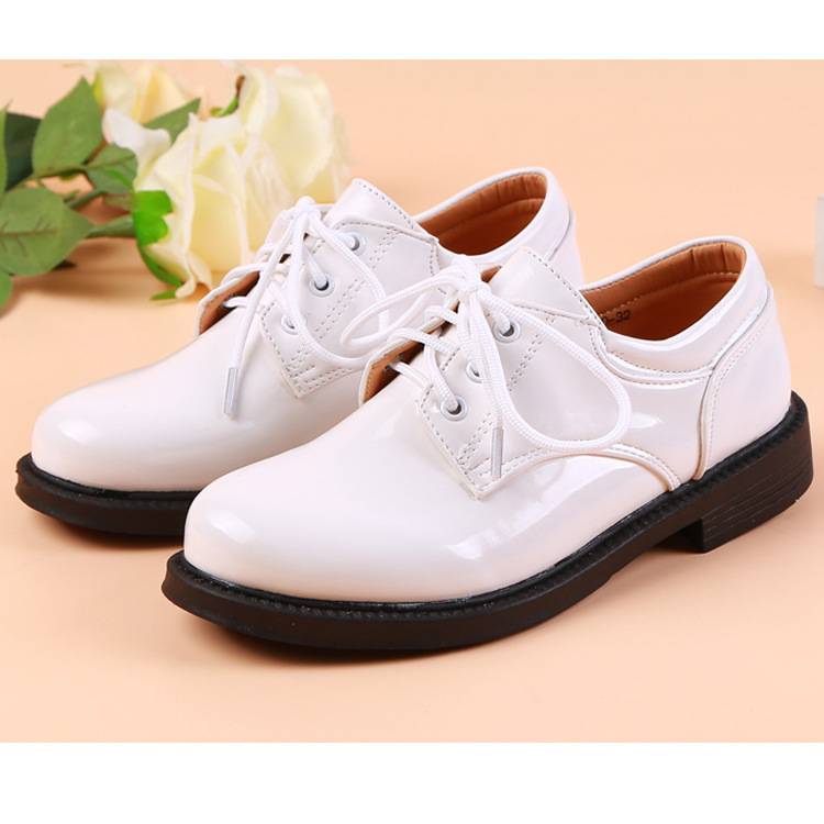 Boys Leather Shoes Black Autumn Children Shoes Boys And Girls Leather Shoes For Kids Baby Rubber Pattern chaussure enfant