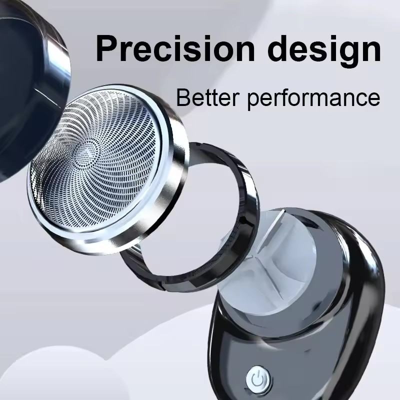 Electric Shaver Charging Mini Pocket Travel Razor Portable Waterproof Wireless Detachable Shaver Facial Beard Hair Trimmer