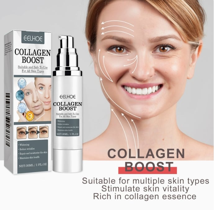 Collagen Boost Firming Essence Cream Fade fine lines Face brightening lightining Serum Cream skin care for women 30ml
