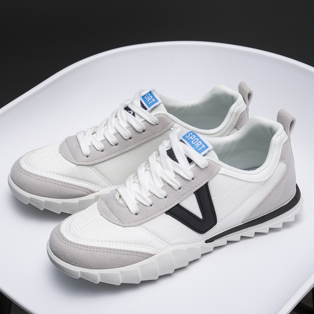 Men's sports shoes, fly woven mesh surface, breathable casual shoes, bottom plate, sports student outdoor shoes