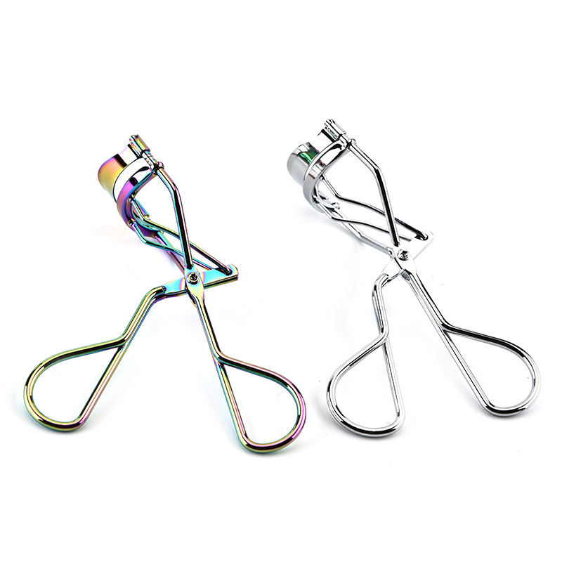 Protable Colorful Eyelashes Curler Tweezer Curling Eye Lashes Clip Cosmetic Beauty Makeup Tool &
