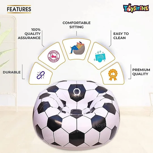 Inflatable football sofa
