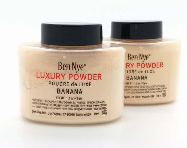 Ben Nye Luxury Powders - Banana 1.5oz Banana Powder Naked Makeup Luxury Base Face Powder Cosmetic Loose Powder Foundation 42g
