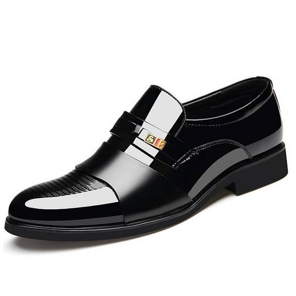 Fashion Business Dress Men Shoes Formal Slip On Dress Shoes Mens Oxfords Footwear Leather Shoes For Men Loafers