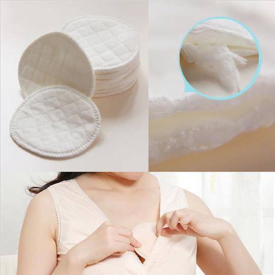 10 Reusable Breast Feeding Nursing Breast Pads Washable Soft Absorbent Baby