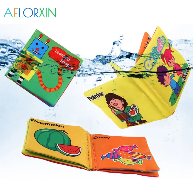 New Infant Educational Cloth Book Letter Pattern Cognitive Baby Toy Learning Infant Book Development Boys Girls Newborn Animal