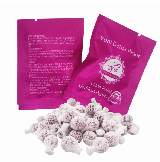 Natural Herbal Womb Yoni Vaginal Cleansing Healing Detox Pearls Tampons