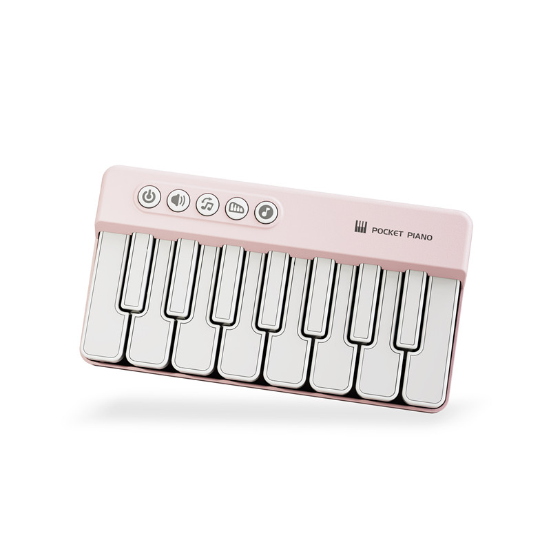 1pc Mini Electric Keyboard for Early Education, Music Learning, Multifunctional Electronic Piano, Light Toy with Music Scoring