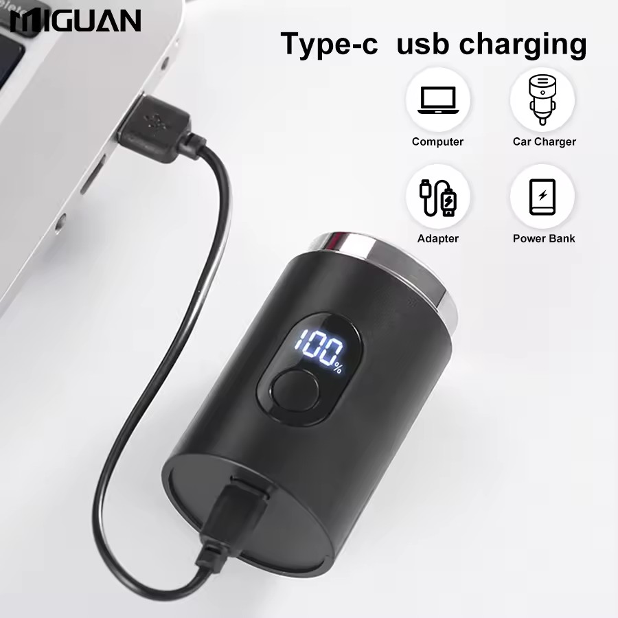 Travel Pocket Size Washable Electric Razor Electric Shaver Rechargeable Shaving Machine for Men Wet-Dry Dual Use Beard Razo