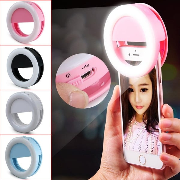Portable Ring 36 Smart LED Camera Fill-in Flash Selfie Light For All Smart Phones/Tablets