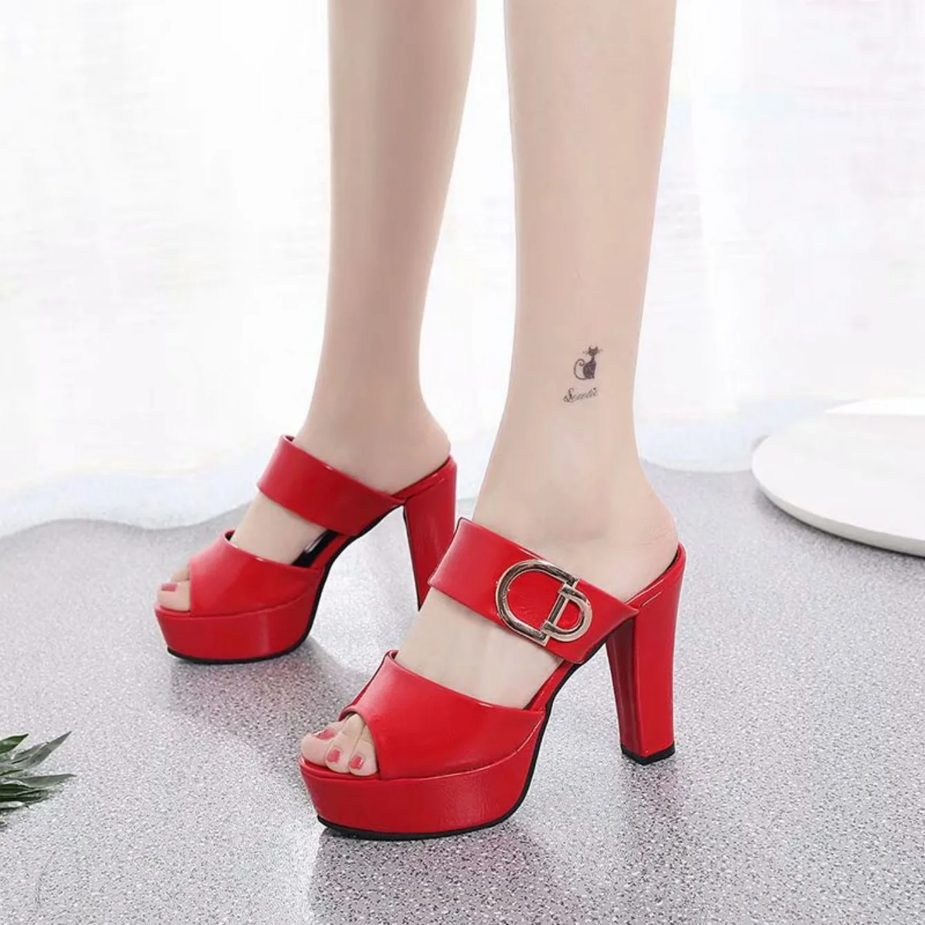Heels Sandals Women Summer Fashion Shoes for Women High Heels Platform Sandals Woman Luxury Designer Sandals Casual Ladies Shoes