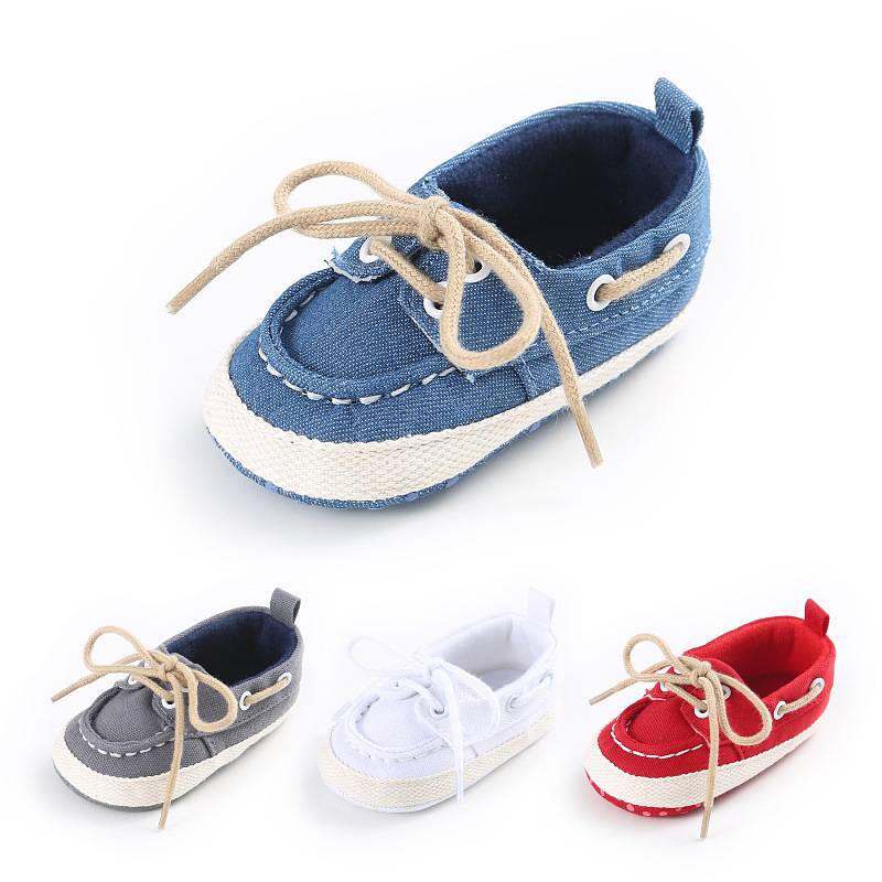 New Spring Autumn Toddler First Walker Baby Shoes Boy Girl Soft Sole Crib Laces Sneaker Prewalker Sapatos