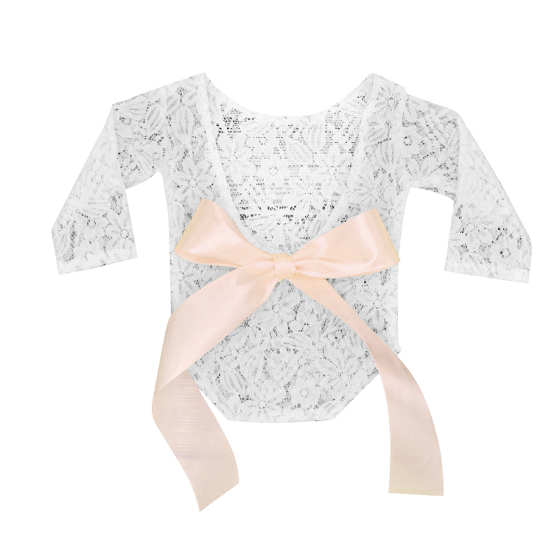 Photography accessories for newborns, clothes jumpsuit with bow for girls and kids, princess jumpsuit