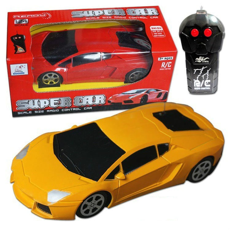 New remote control car children 1:24 Lamborghini sports car toy model car simulation alloy toy car