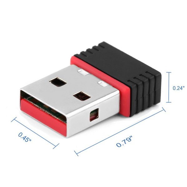 150Mbps USB 2.0 WiFi Wireless Network Card 802.11n 2.4GHz LAN Adapter
