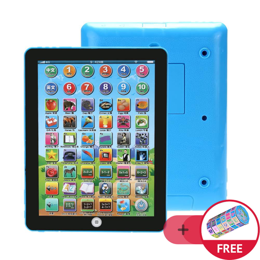 Learning Machines Electric Tablet Touch Screen Kids Baby Early Educational English Learning Story Telling Musical Toy