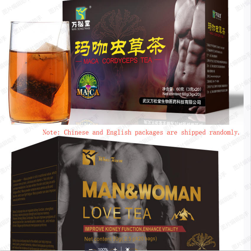 Pure Energy Tonic Herbal SexTea Woman Male Enhancer Love Tea