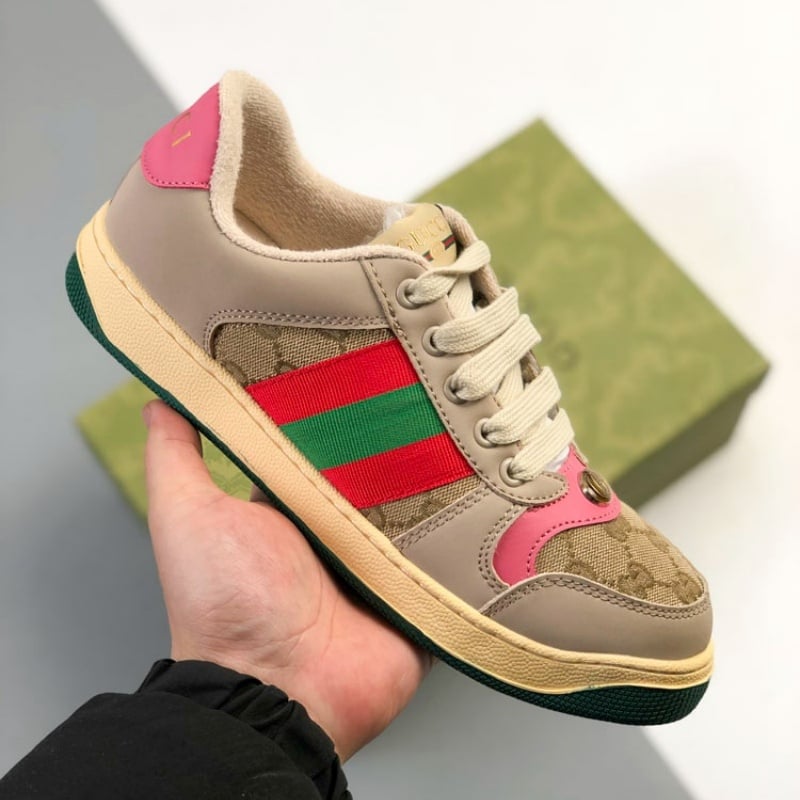 Gucci Dirty Series Classic Retro Sneakers for Men and Women, Chunky-Soled Retro Couple's Sneakers