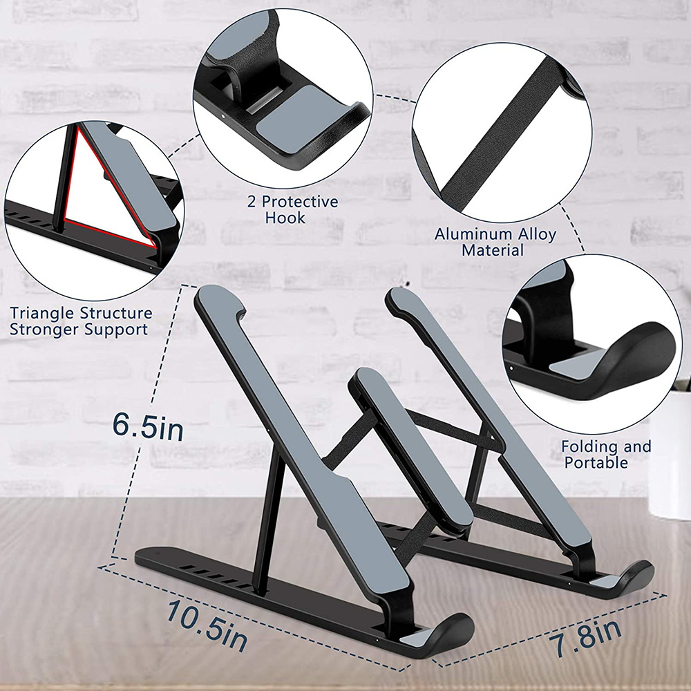 Universal laptop stand desktop heightening vertical stand cooling lift portable shelf