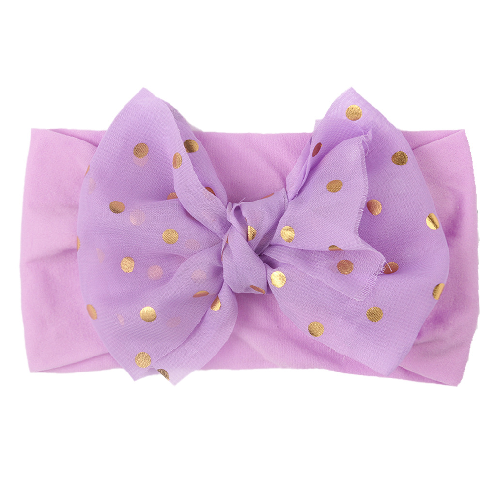 Bow Hairband Hairband Headwear Hair Accessories Headband Children's New Lace Bow Hairband
