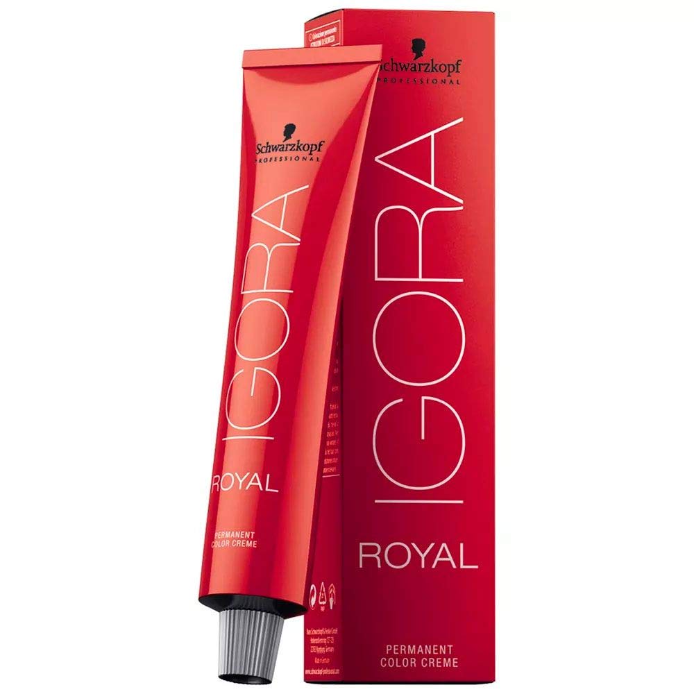 Schwarzkopf Professional Igora Royal Permanent Hair Color, 8-77, Light Blonde Copper, 60 Gram