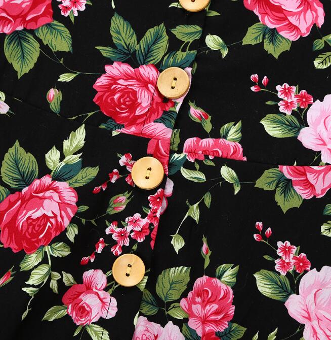 Girls floral skirt summer children's dress small and medium virgin baby child dress girl princess