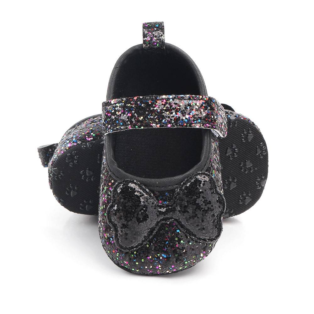 0-1 years old new spring and summer baby baby sequins butterfly non-slip soft bottom toddler shoes