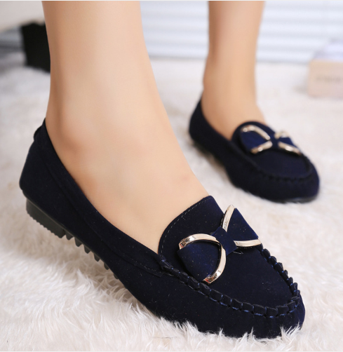 New Fashion Women's Flats Round Toe Shoes New Women Autumn Ladies Ballet Flat Casual Single Shoes
