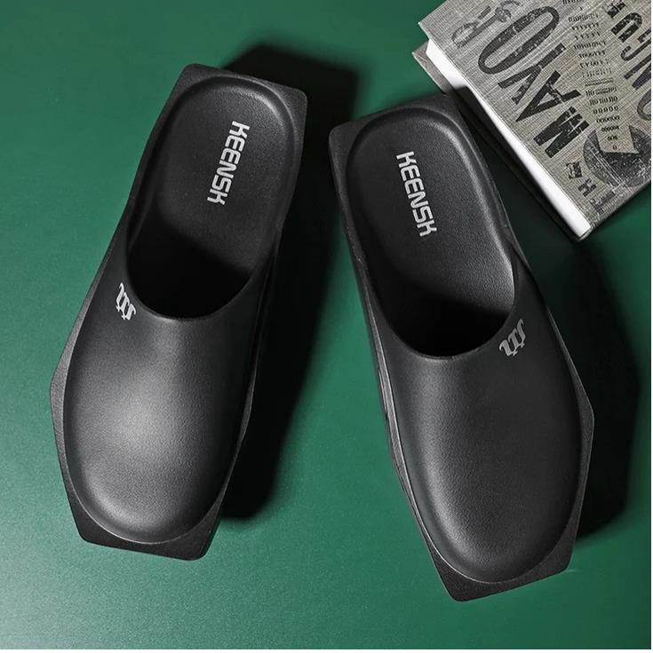 Men Slippers Slides Summer Beach Shoes Soft Indoor Thick Bottom Sandal Suitable Outdoor Sandals Flip Flops