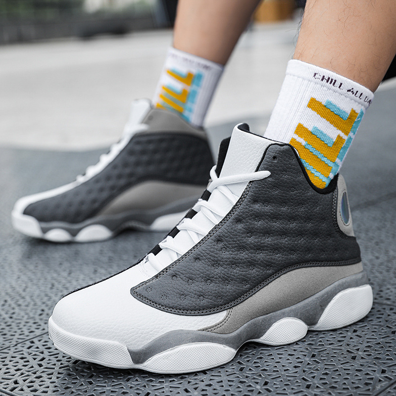Men Basketball Shoes Men Sneakers High Top Sports Shoe Training Athletic Basket Shoes Gym Basketball Sneakers Big Size 39-46