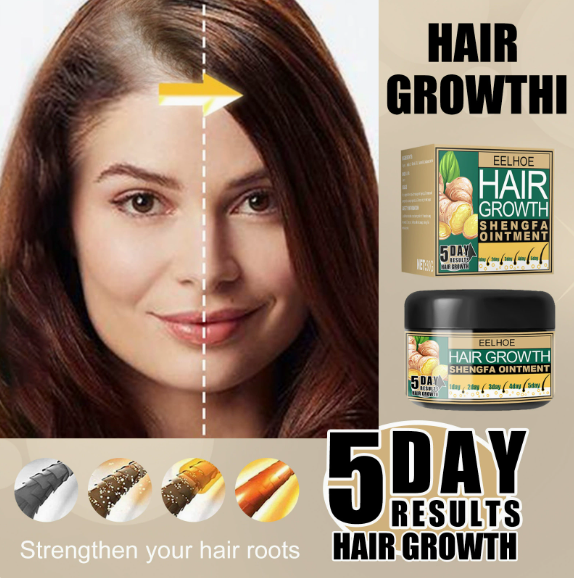 Ginger Hair Cream Deep Cleansing Promote Hair Growth Relieving Hair Loss Improving Scalp Stimulate Hair Follicle Smoothing Care