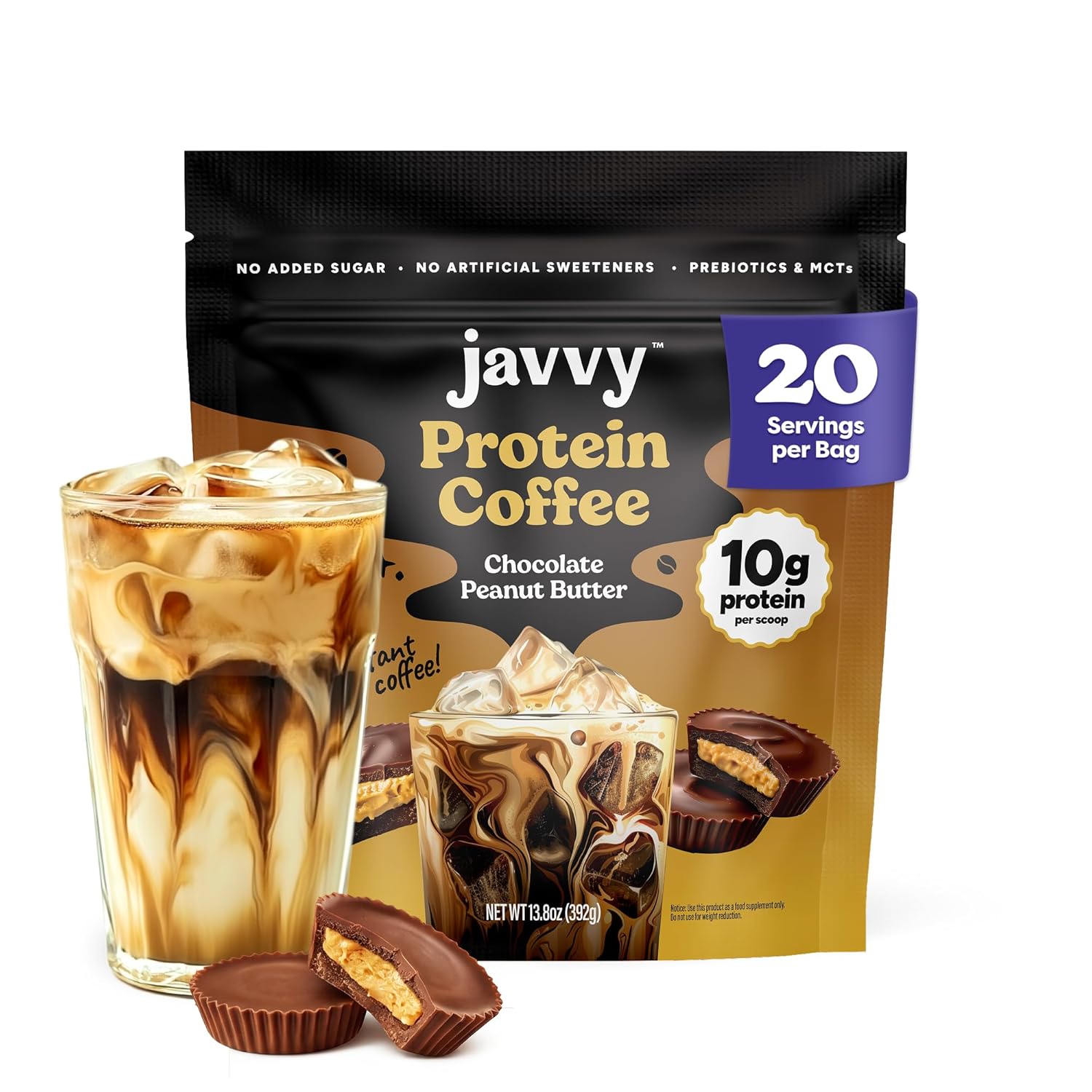 French Vanilla Protein Iced Coffee - 20 Servings