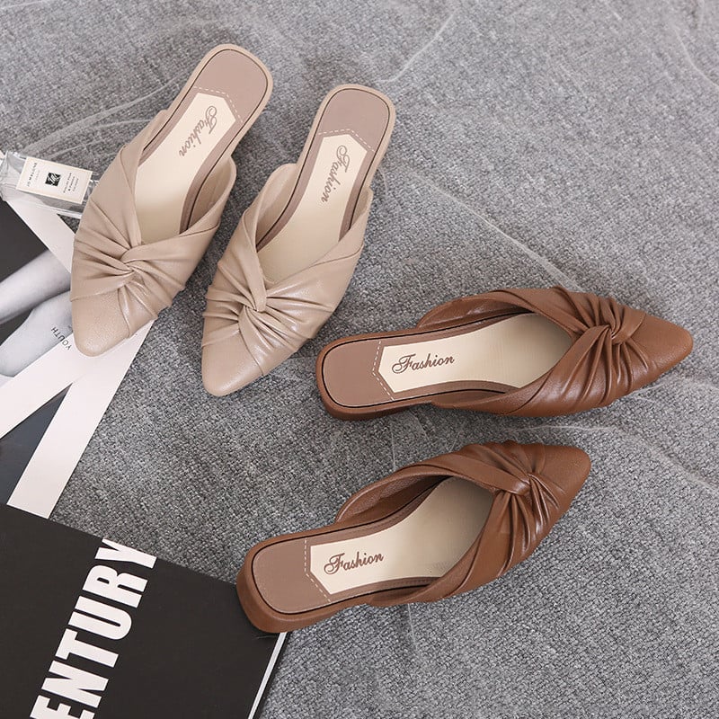 New Fashion Half Slippers for Women Outwear Foreign Trade Slippers Cross border E-commerce Plastic Women's Shoes Fashion Fa