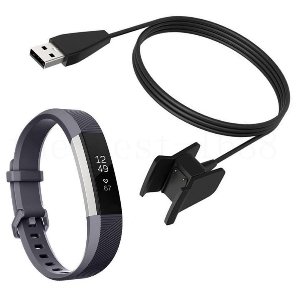 Replacement USB Charging Charger Cable Cord for Fitbit Alta HR Smart Wristband Black