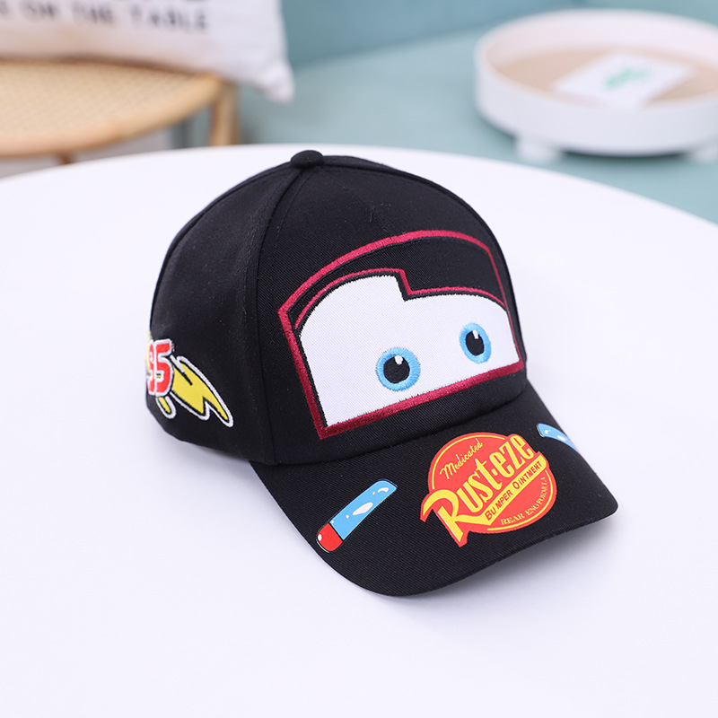 Disney Cartoon Cars Kid's Baseball Cap McQueen Pixar Cars Kids Popular Hip Hop Hat Boys Girls Baby Children Travel Caps Adjustab